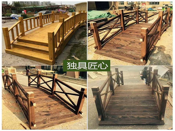 济南防腐木木桥 碳化木木桥